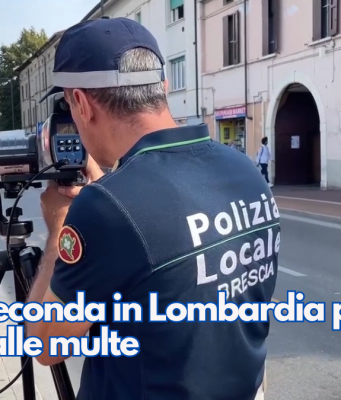 Brescia seconda in Lombardia per gli incassi dalle multe