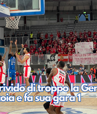 Con un brivido di troppo la Germani batte Pistoia e fa sua gara 1