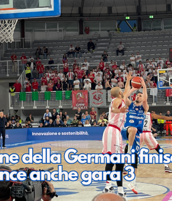 La stagione della Germani finisce qui. Milano vince anche gara 3