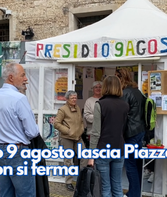 Il Presidio 9 agosto lascia Piazza Paolo VI, ma non si ferma