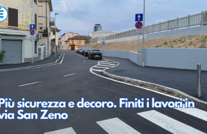 Più sicurezza e decoro. Finiti i lavori in via San Zeno