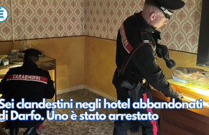 Sei clandestini negli hotel abbandonati di Darfo. Uno è stato arrestato