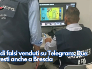 Soldi falsi venduti su Telegram. Due arresti anche a Brescia