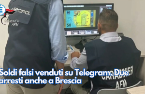 Soldi falsi venduti su Telegram. Due arresti anche a Brescia
