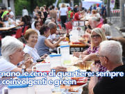 Tornano le cene di quartiere: sempre più coinvolgenti e green