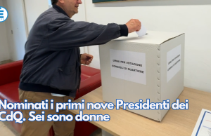 Nominati i primi nove Presidenti dei CdQ. Sei sono donne