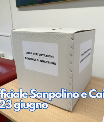 CdQ: è ufficiale Sanpolino e Caionvico al voto il 23 giugno