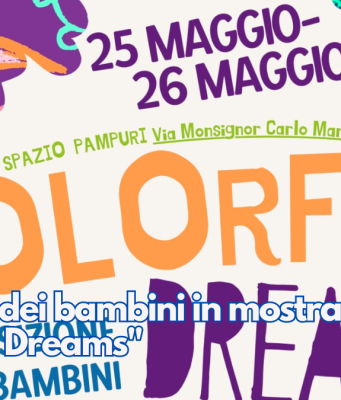 Le opere dei bambini in mostra con “Colorful Dreams”