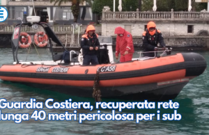 Guardia Costiera, recuperata rete lunga 40 metri pericolosa per i sub
