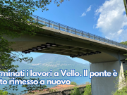 Terminati i lavori a Vello. Il ponte è stato rimesso a nuovo