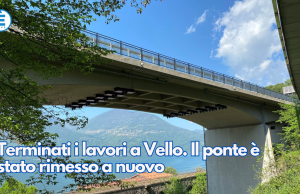 Terminati i lavori a Vello. Il ponte è stato rimesso a nuovo