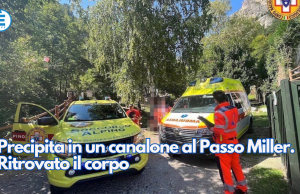 Precipita in un canalone al Passo Miller. Ritrovato il corpo