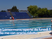 Lido Lamarmora, aperto da lunedì 1 luglio ma con orario ridotto