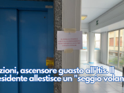Ascensore ripristinato all’Itis. Il Presidente aveva allestito un “seggio volante”