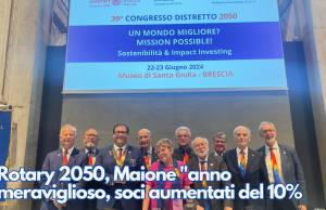Rotary 2050, Maione “anno meraviglioso, soci aumentati del 10%