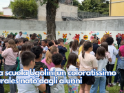 Alla scuola Ugolini un coloratissimo murales nato dagli alunni