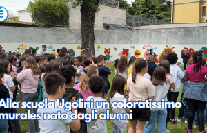 Alla scuola Ugolini un coloratissimo murales nato dagli alunni