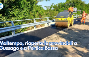 Maltempo, riaperte le provinciali a Gussago e a Pertica Bassa