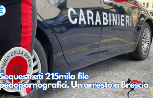 Sequestrati 215mila file pedopornografici. Un arresto anche a Brescia