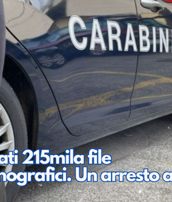 Sequestrati 215mila file pedopornografici. Un arresto anche a Brescia