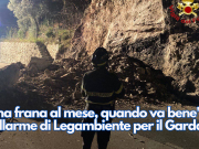 “Una frana al mese, quando va bene”. L’allarme di Legambiente per il Garda