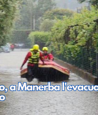 Maltempo, a Manerba l’evacuazione di via del Rio
