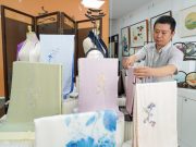 Cina: base industriale del ricamo di Suzhou nel Jiangsu (1)