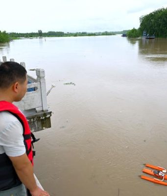 Cina: controllo del livello del fiume Huaihe nell’Anhui