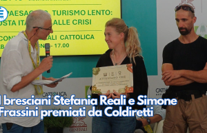 I bresciani Stefania Reali e Simone Frassini premiati da Coldiretti