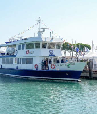Inaugurata “Ander”, la nuova motonave ibrida del Garda