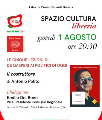 Polito e Del Bono a Botticino dialogano su De Gasperi