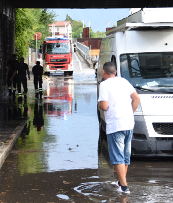 Violento temporale su città e provincia. La mappa delle criticità