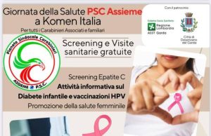 Oggi a Desenzano Pianeta Sindacale Carabinieri e Komen Italia