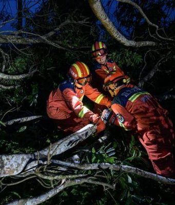 Cina: risposta di emergenza al tifone Yagi a Hainan