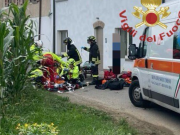 È morto nella notte l’operaio travolto da una ruspa a Castrezzato