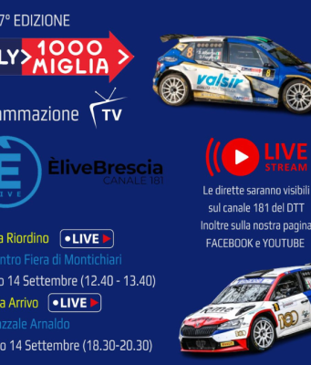È il “Rally 1000 Miglia Day”. Le dirette di Èlive