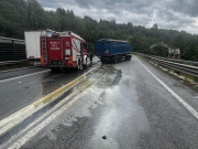 Incidente e gasolio sull’asfalto. Giornata da incubo sulla Gardesana