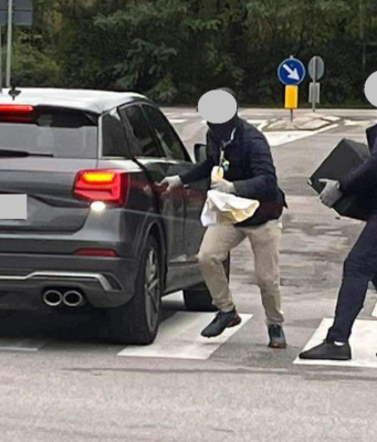 Caionvico, colpo in villa, in 7 minuti fuggono con 2 casseforti. video