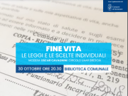 “Fine Vita, le leggi e le scelte individuali”. Mercoledì 30 ottobre a Sirmione