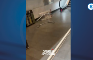 Lancia il carrello nella metro di Brescia2. Indagini in corso