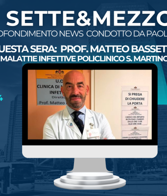 Mascherine negli ospedali e influenza H3N2, Matteo Bassetti ospite a “Sette&Mezzo”