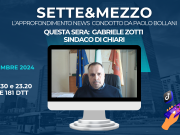Gabriele Zotti, Sindaco di Chiari, stasera a “Sette&Mezzo”
