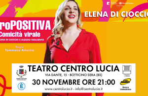 “ProPositiva, Comicità Virale. A Botticino arriva Elena Di Cioccio