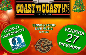 Al circolo Campomarte il rock dei “Coast to Coast”