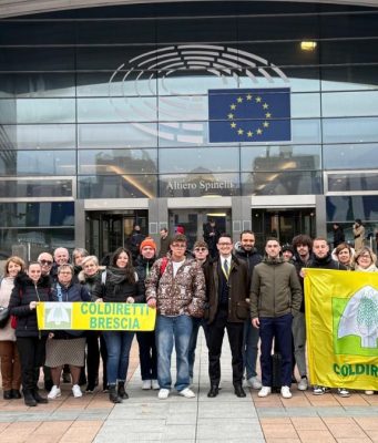 Una delegazione di Coldiretti Brescia in visita a Bruxelles