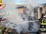 Distrutta un’abitazione nell’incendio di Bedizzole