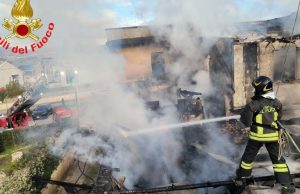 Distrutta un’abitazione nell’incendio di Bedizzole