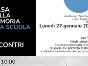 27 gennaio, il Giorno della Memoria. Le iniziative