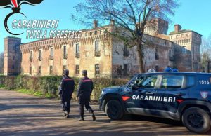 Parcheggio non autorizzato. Sigilli a un’area del Castello di Padernello