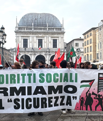 No Ddl Sicurezza, la sinistra antagonista “ci siamo ripresi piazza Loggia”